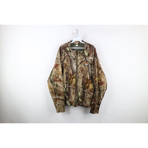 Vintage Scentlok Mens Size 2XL XXL Realtree Camouflage Hunting Full Zip Jacket - Picture 1 of 14